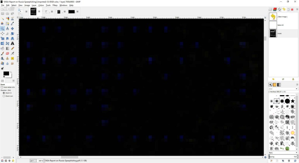 GIMP_Document_Dots-1024x560 Yellow Microdots Outs NSA Contractor