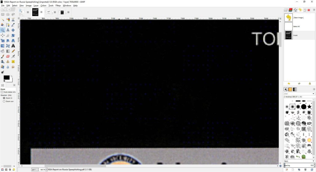 GIMP_Document_Zoom-1024x560 Yellow Microdots Outs NSA Contractor